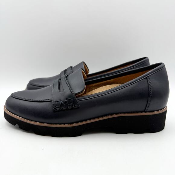 Vionic Womens Cheryl ll Loafers US 6.5 M EU 36.5 Black Leather NWOB - Picture 8 of 12